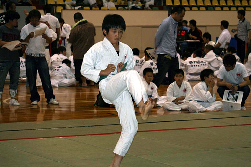 第26回日本拳法群馬県少年選手権大会 形試合：小学生高学年の部、金子慎吾<br>写真提供：日本拳法群馬県連盟
GS006.JPG