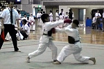 第26回日本拳法群馬県少年選手権大会
防具試合：小学生高学年の部、小倉vs大谷<br>写真提供：日本拳法群馬県連盟