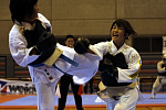 日本拳法全国選抜社会人選手権大会
東日本選抜選手権・中学生（女子）の部。