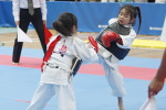 日本拳法全国選抜社会人選手権
東日本少年選手権 幼年女子の部、赤：拳精館・小島vs白：拳精館・庄司。