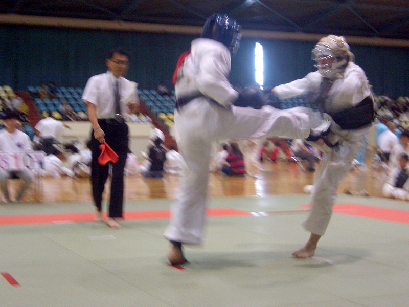 第35回日本拳法群馬県少年選手権大会 錬成大会　《防具試合》
ren1.JPG