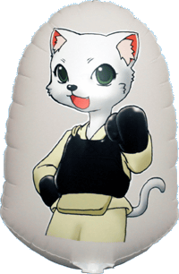 小型パンチング・バルーンの実製作例（合成じゃないですよ）