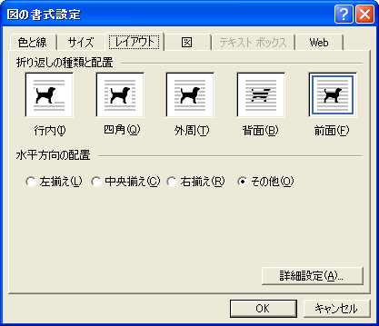 Illustlator7.1Jで配置したもの